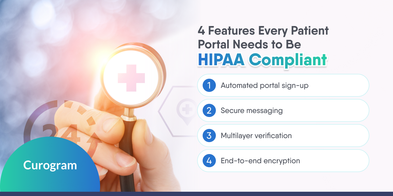 3 Things a Patient Portal Needs to Be HIPAA Compliant