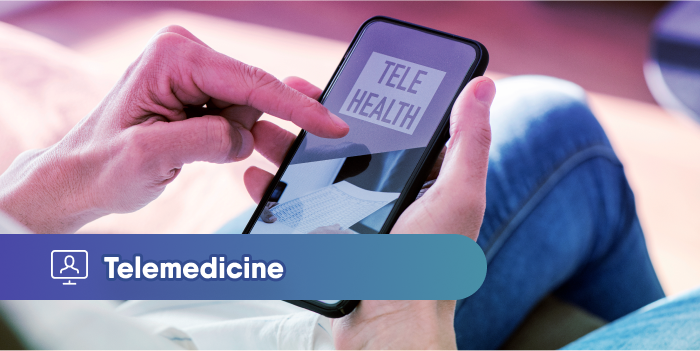 Telehealth history usage and vision